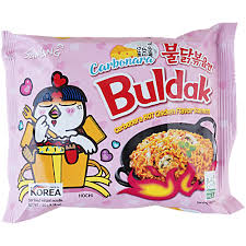 SAMYANG BULDAK Noodles CARBONARA HOT CHICKEN FLAVOR
