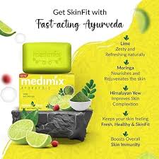 Medimix Ayurvedic Lime with Moringa Soap