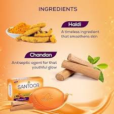 Santoor - Sandal Turmeric Soap